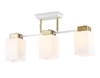 Миниатюра фото потолочная люстра на штанге ambrella light traditional loft tr tr303045/3 wh/gd | 220svet.ru