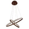 Миниатюра фото подвесной светодиодный светильник ambrella light line metallic fl406 | 220svet.ru
