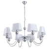 Миниатюра фото подвесная люстра arte lamp a4012lm-8cc | 220svet.ru