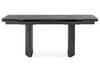 Миниатюра фото керамический стол раскладной woodville монерон 180x90 nero marquina / черный 621196 | 220svet.ru
