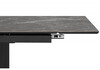 Миниатюра фото керамический стол раскладной woodville монерон 180x90 nero marquina / черный 621196 | 220svet.ru