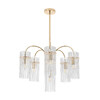 Миниатюра фото потолочная люстра на штанге lumion opulenta 8413/6 французское золото | 220svet.ru