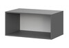 Миниатюра фото шкаф комплектация 1 woodville даиго с антресолью графит серый 676148 | 220svet.ru