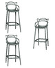 Миниатюра фото набор 3шт стул барный dobrin masters bar lmzl-pp601c-n3_p_gr-04-13306 | 220svet.ru