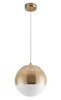 Миниатюра фото подвесной светильник crystal lux optima sp1 gold d200 | 220svet.ru