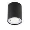 Миниатюра фото потолочный светильник эра gu10 bk/ch б0041502 | 220svet.ru