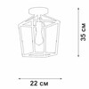 Миниатюра фото потолочный светильник vitaluce v3766-1/1pl | 220svet.ru