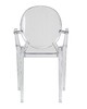 Миниатюра фото набор 3 шт стул обеденный dobrin louis ghost lmzl-рс801-n3-13424 | 220svet.ru