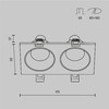 Миниатюра фото встраиваемый светильник maytoni zoom dl033-2-02w-1(n) | 220svet.ru