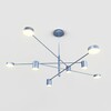 Миниатюра фото люстра на штанге inodesign motvikt blue 41.1228 | 220svet.ru