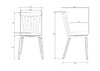 Миниатюра фото набор 2 шт стул обеденный dobrin theo lmzl-pp687-n2_lb-tr_gr-04-13359 | 220svet.ru