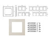 Миниатюра фото рамка 2-постовая ambrella volt alfa techno af220362 | 220svet.ru
