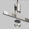 Миниатюра фото подвес тросовый с вводом питания maytoni flarity tra157sw-b1-pt | 220svet.ru