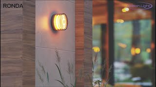 Миниатюра фото уличный фасадный светильник odeon light ronda 7157/6cl черный | 220svet.ru